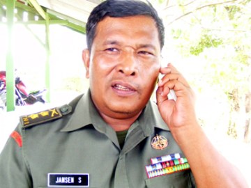 Kapendam XVII/Cenderawasih, Letkol Infantri Jansen Simanjuntak. (Jubi/Arjuna)