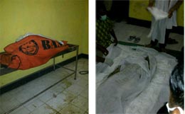 Korban saat di evakuasi ke RSUD Sorong