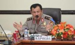 Kapolda Papua Irjen Pol Drs BL Tobing saat memberikan keterangan pers