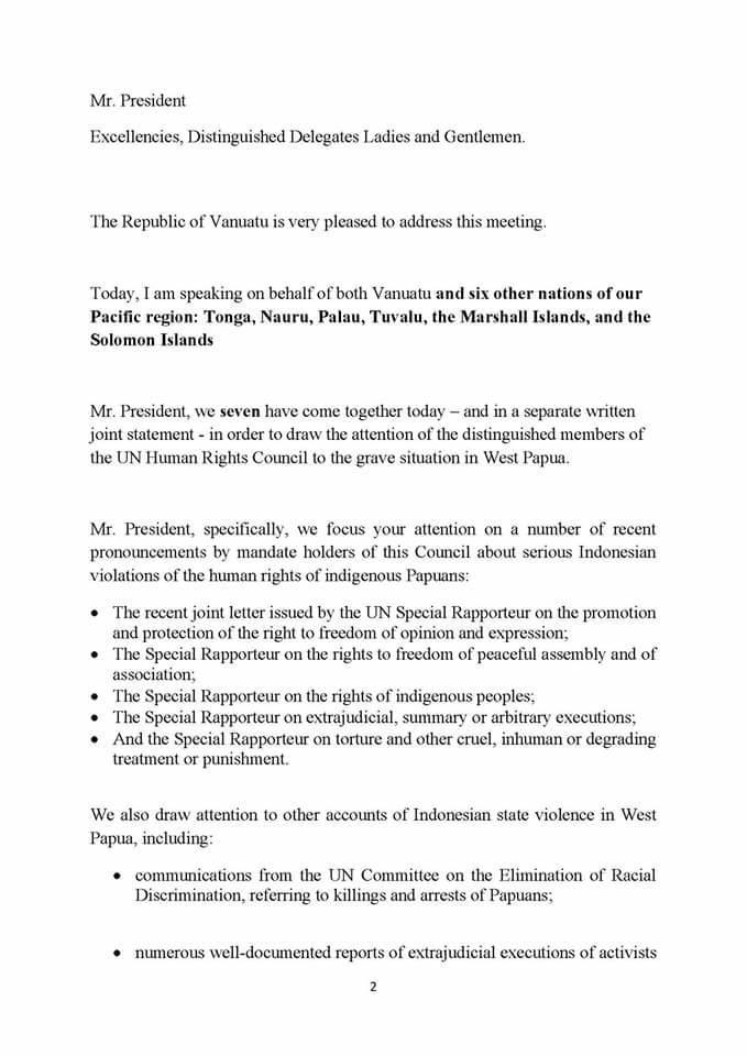 Vanuatu, High-Level Segment - 7th Meeting, 34th Regular Session Human Rights Council 