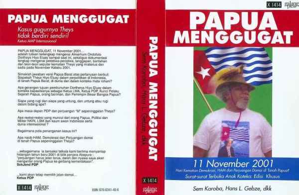 Papua Menggugat: 11 November 2001, Penculikan dan Pembunuhan Dortheys Hiyo Eluay