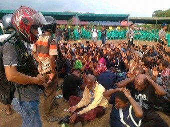 Kongres Rakyat Papua III, berakhir dengan penyiksaan dan kekerasan oleh aparat keamanan (Dok. Jubi)