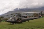 Helikopter Penerbangan TNI Angkatan Darat (Penerbad) jenis Bell-412 dengan nomor register HA 5113 pengangkut tim evakuasi bangkai Susi Air, mendarat darurat di wilayah Pegunungan Jayawijaya. Tidak ada korban jiwa dalam musibah ini