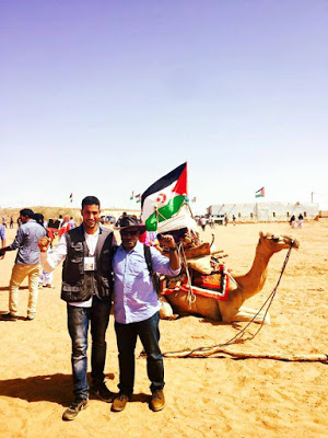 Benny Wenda di Sahara Barat 2016