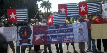 Aksi damai AMP komite kota Yogyakarta beberapa waktu yang lalu. (Doc : AMP)