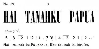 Lagu Kebangsaan Papua: Hai Tanahku Papua, ciptaan Issac Samuel Kijne.