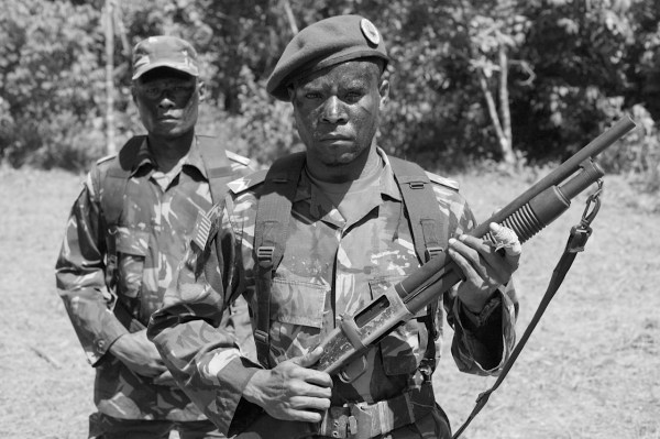 OPM soldiers pose during a military drill. - thediplomat.com