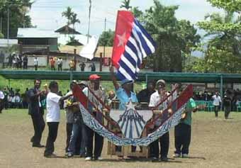 Kongres Rakyat Papua III, 2011 diwarnai Pengibaran Sang Bintang Kejora
