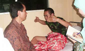 Korban penembakan, anggota TNI