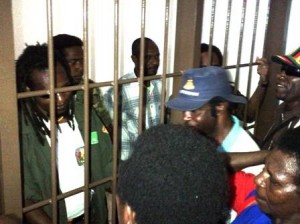 Aktivis KNPB Saat di Tahanan ( doc.knpb )