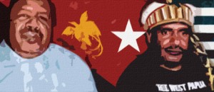 Powes Parkop dan Benny Wenda (AK Rockefeller)